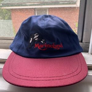 MarineLand Blue and Red Cap 90s